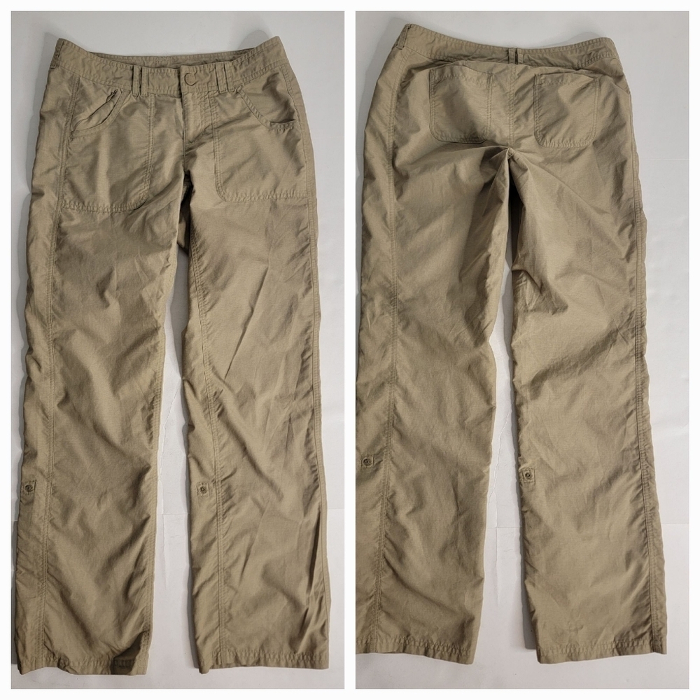 The North Face Pants Sz 4 Nylon Drawstring Pockets Adjustable Length
